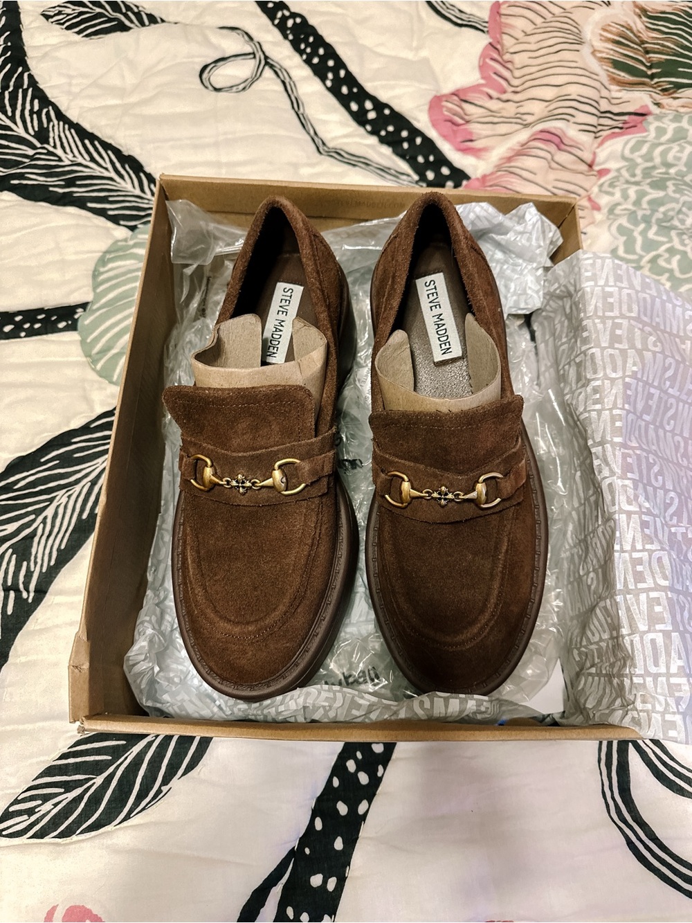 Steve Madden Sand Suede Loafers